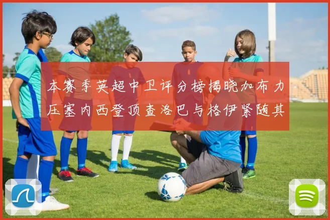 本赛季英超中卫评分榜揭晓加布力压塞内西登顶查洛巴与格伊紧随其后